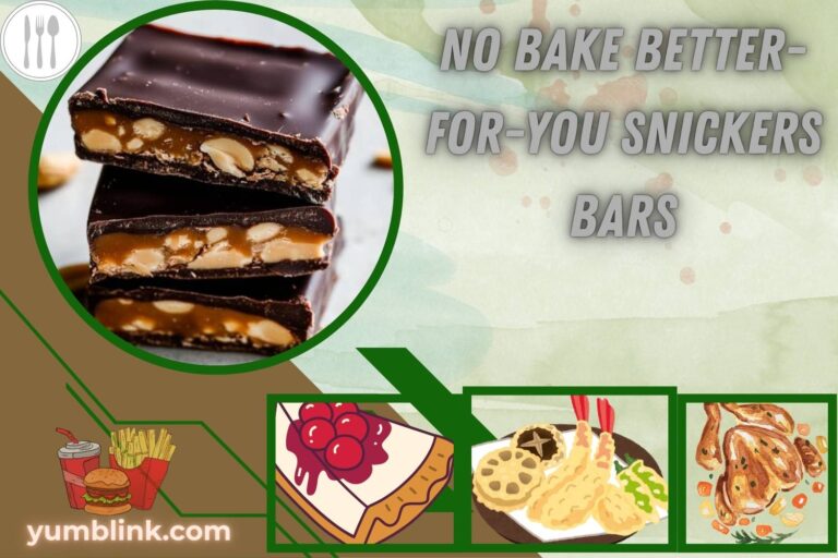 no bake better-for-you snickers bars
