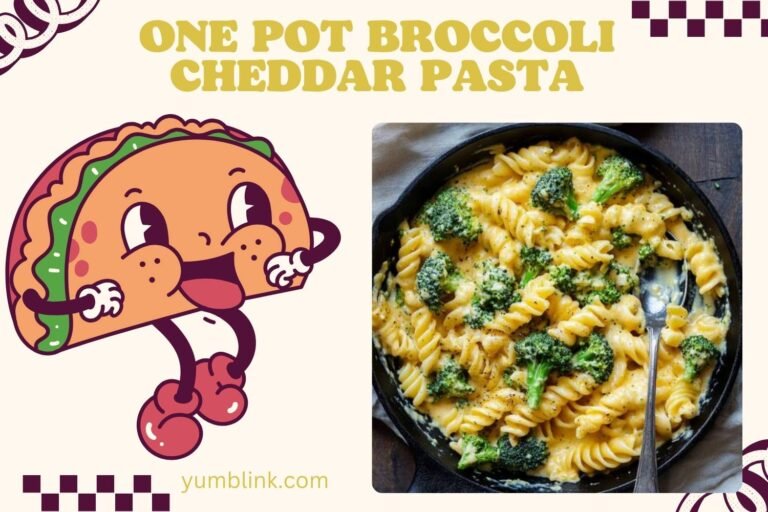 one pot broccoli cheddar pasta