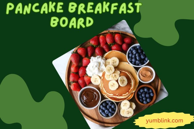 pancake breakfast board