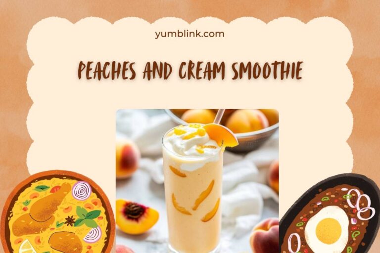 peaches and cream smoothie