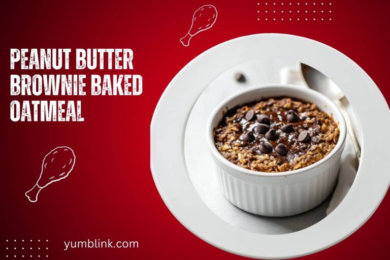 peanut butter brownie baked oatmeal