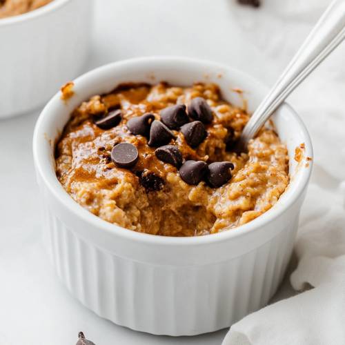 Peanut Butter Brownie Baked Oatmeal