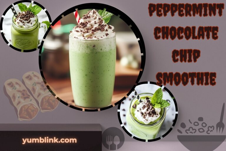 peppermint chocolate chip smoothie