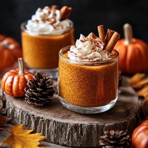Pumpkin Pie Blended Chia Pudding
