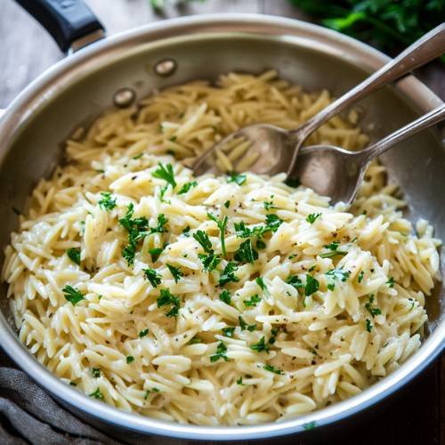 Sour Cream And Onion One Pot Orzo