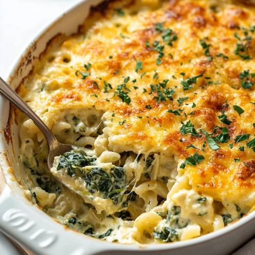 Spinach Artichoke Dip Into Mac And Cheese