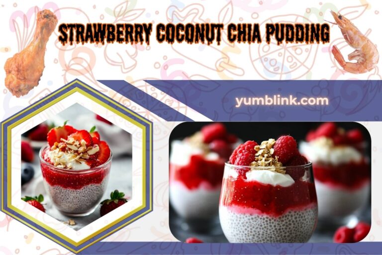 strawberry coconut chia pudding