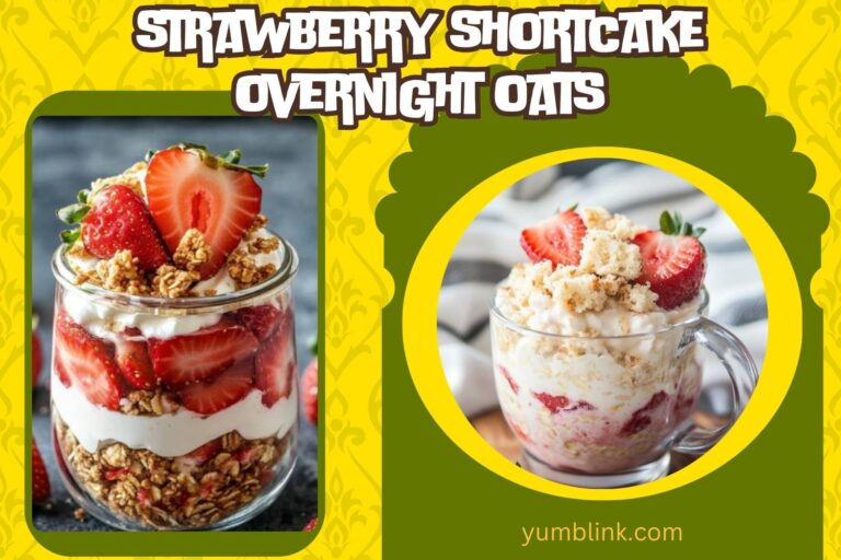 strawberry shortcake overnight oats