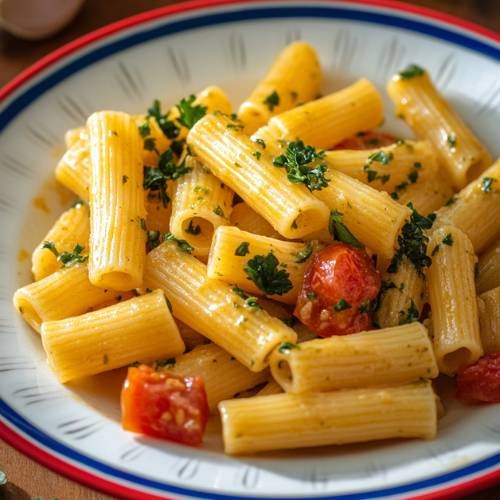 Sungold Tomato And Green Garlic Pasta