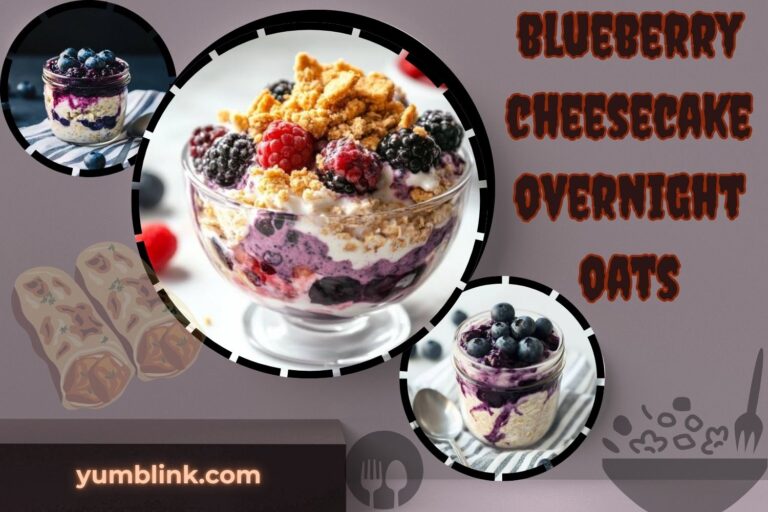 blueberry cheesecake overnight oats