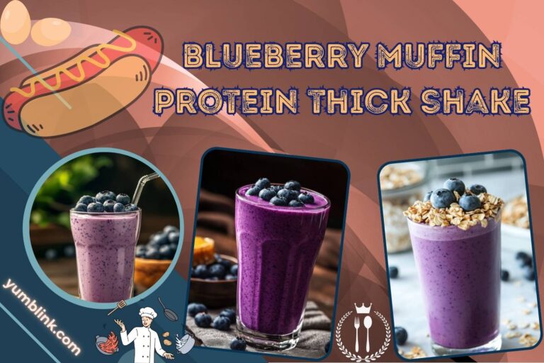 blueberry muffin protein thick shake