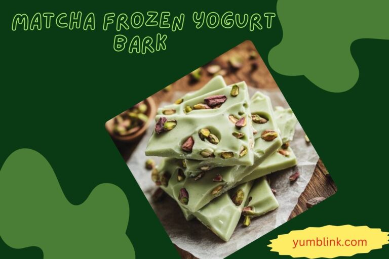 matcha frozen yogurt bark