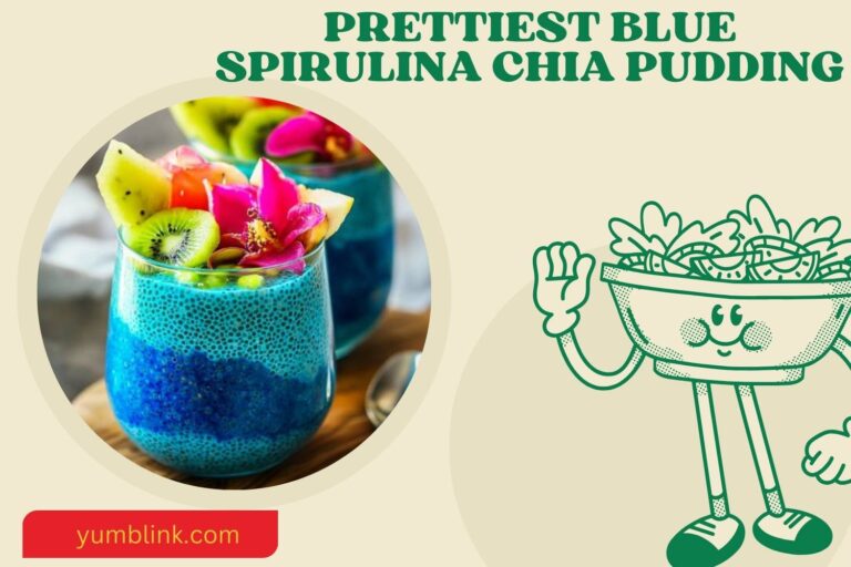 prettiest blue spirulina chia pudding